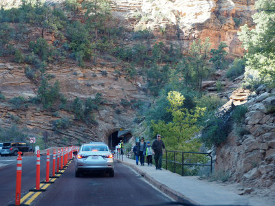Entrance to Mt. Carmel tunnel, Zion NP