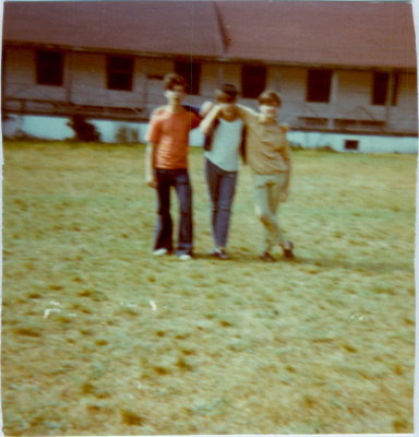 Dee, Johnny MacDonald - Speedy and Donny Chmura - camp 1970.jpg
