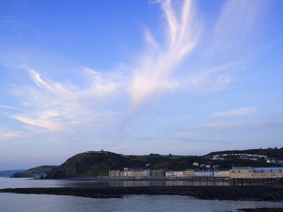 Sea front and clouds