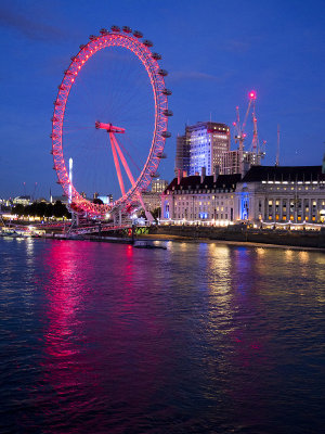 London Eye from Westminster Bridge