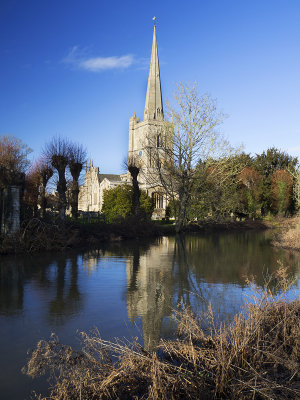 River Windrush and Church of St. John the Baptist