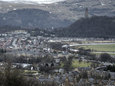 Stirling from the castle