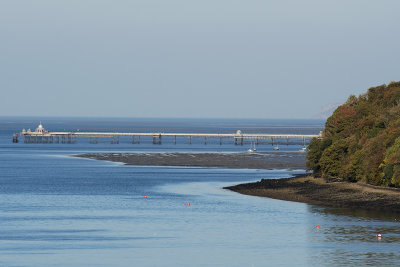 Bangor Pier from Menai Suspension Bridge