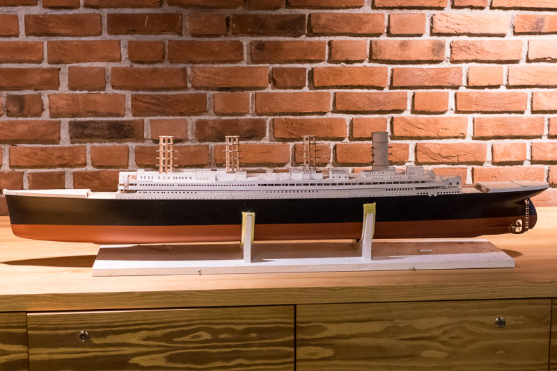 Arne Lund Kvernheims Titanic-modell fra et Mantua-byggesett