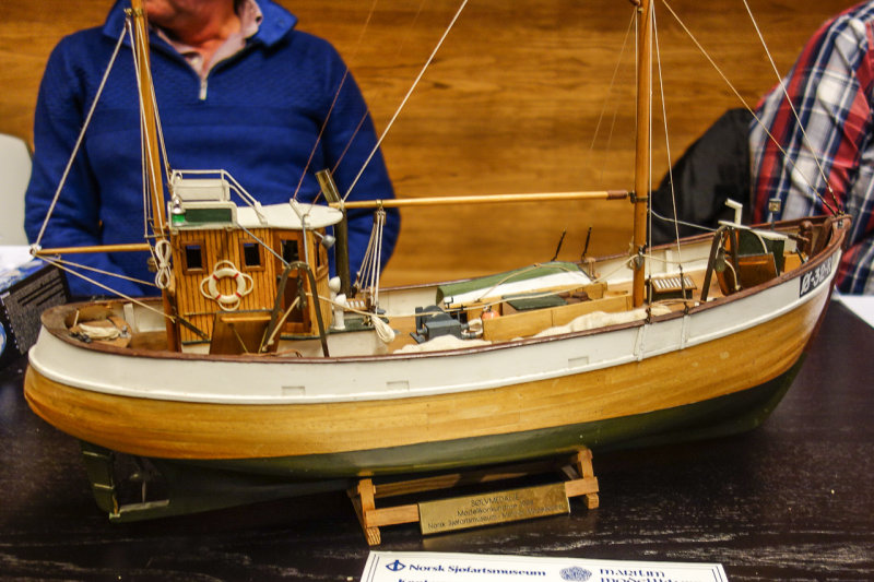 Dette er et Billing Boats-byggesett, fiskekutteren Mary Ann