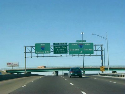 Interstate 70 at Interstate 270 exit (1999)