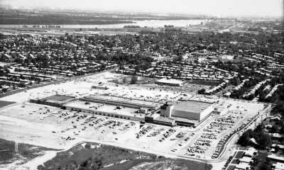 Aerial view of River Roads Mall (1962) 