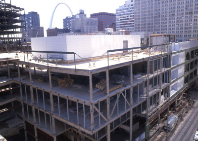 Construction of the St. Louis Centre (1984)