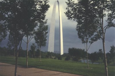 Cloudy Skies at the St. Louis Arch (1981) 