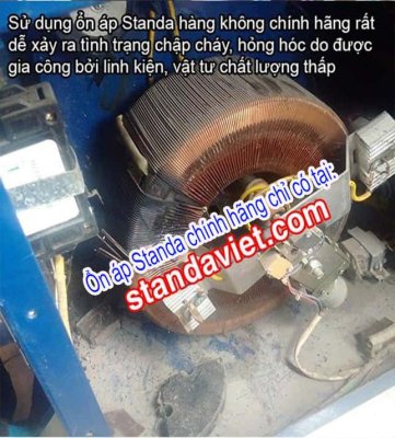 Ổn Áp Standa Nhái Giả Vi Phạm Pháp Luật Tại: