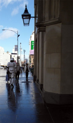 All kinds of pedestrians in Melbourne