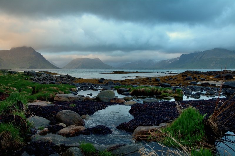 A stream that flows to Gimsøystraumen