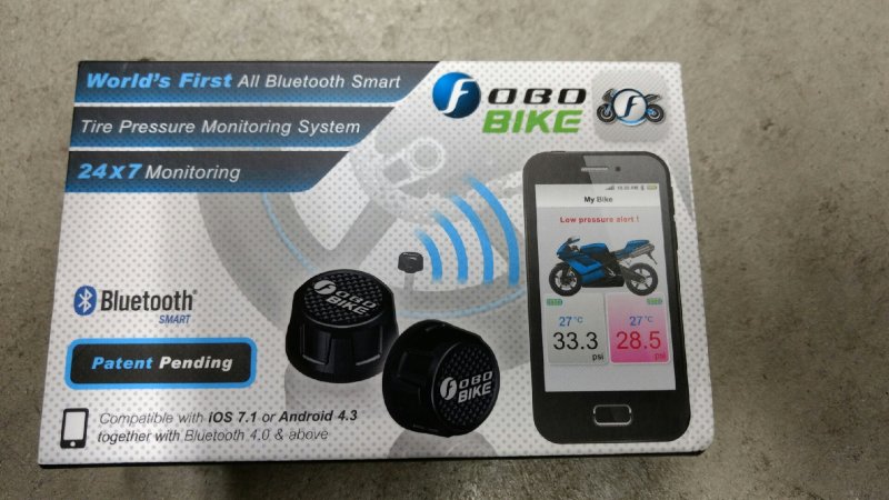Fobobike Tire Pressure Monitoring System (TPMS)