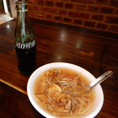 Coke and soup in Anping