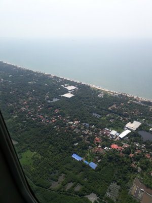 Negombo seen from Cinnamon Air Cessna