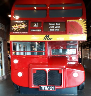 London bus at terminal 21 Sukumvit.