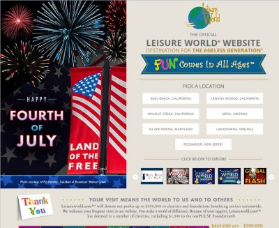 LW Homepage 4th July weekend/week