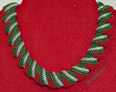 Flat Cellini - Christmas Colors (#2)  Sold