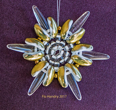 Glass Flakes Ornament