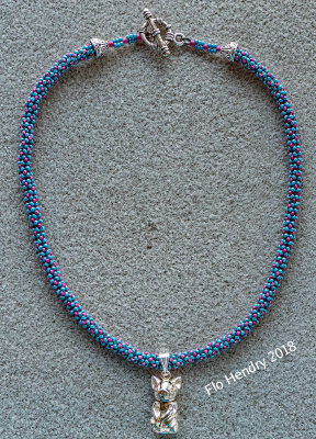 Chenille Stitched Necklace (NFS)