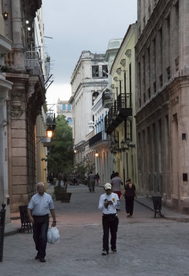Street in Habana vieja (old Habana), Cuba.