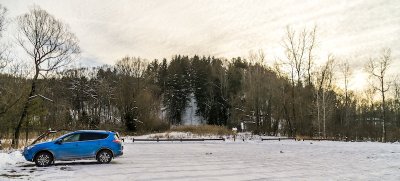 Snowshoeing in Powder Mills Park