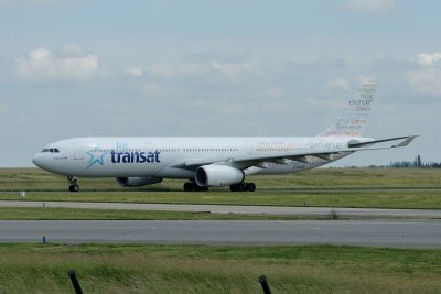 Air Transat Airbus A330-300 C-GKTS 'Bienvenue livery'