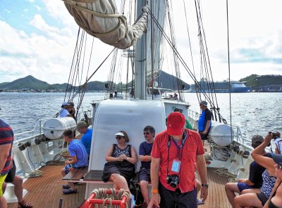 Enjoying the day cruise on Eldorado