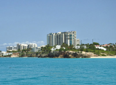 Condos by the blue water