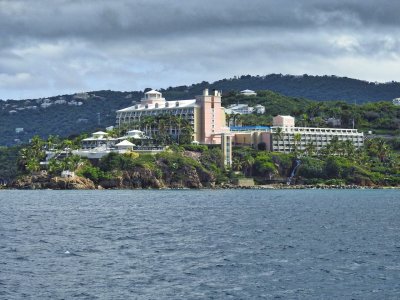 Frenchman's Reef Resort on the point of St Thomas harbor