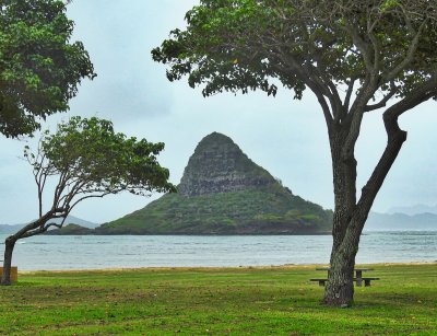 The island off Oahu known as The Chinamans Hat