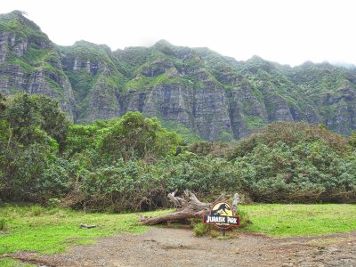 A location for a scene in Jurassic Park in Kaaawa Valley