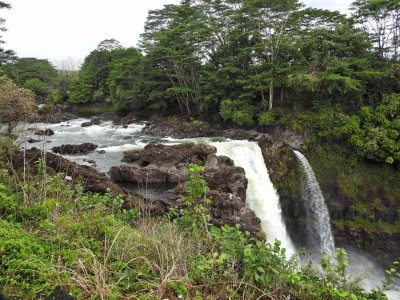 The Wailuku River and Rainbow Falls in Hilo