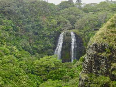 Opaekaa Falls on Kauai