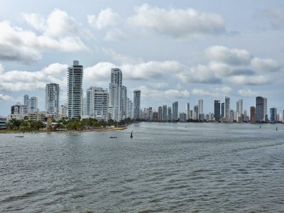 High rise condos of Bocagrande Island, Cartagena