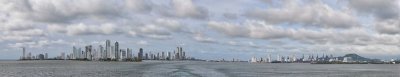 Cartagena panorama from the harbor