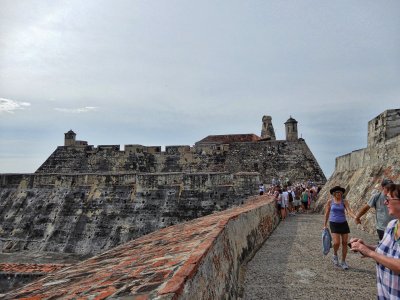 The massive Fortress of San Felipe
