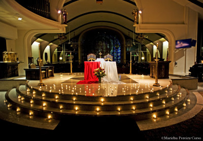 Holy Week Celebration March 31, 2017: Candlelight Blessed Sacrament