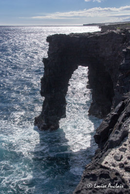 Holei Sea Arch, arche de 30 mtres de haut situ en pleine mer