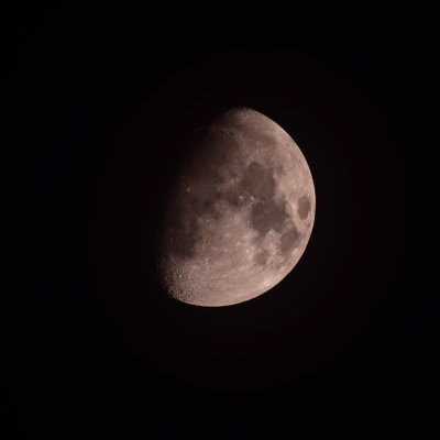 Moon captured using Camranger