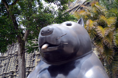 Fernando Botero Sculpture in Plaza Botero