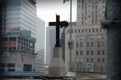 Steel Cross at Ground Zero