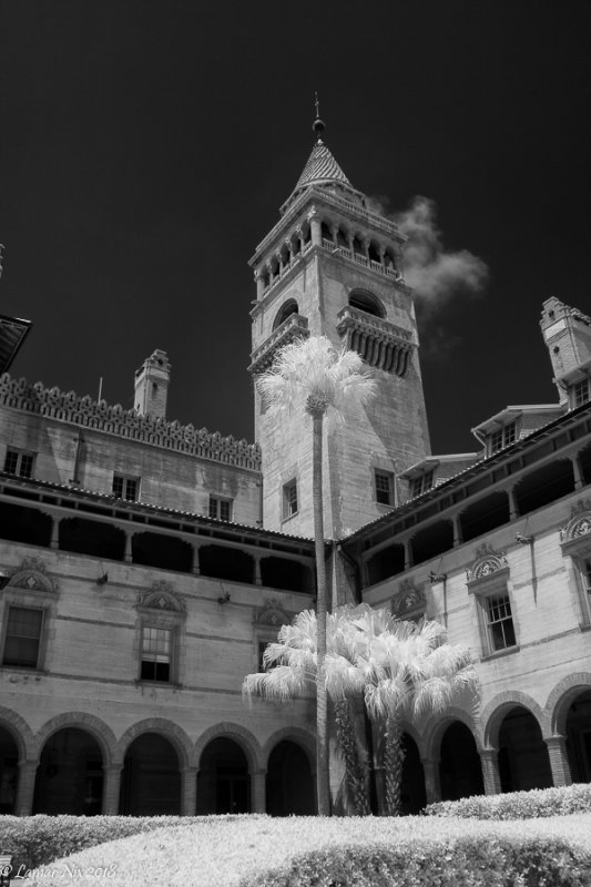 Flagler College in Infrared