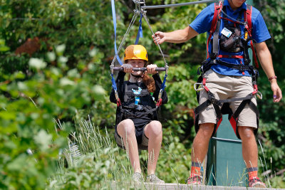 Katie Zip Lining