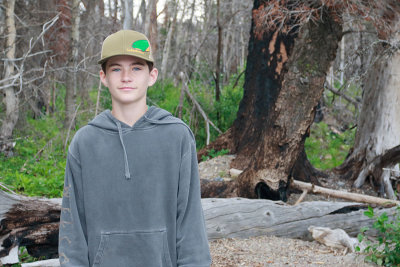 Tyler at St. Mary's Lake