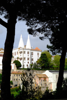 Sintra National Palace from Volta Duche