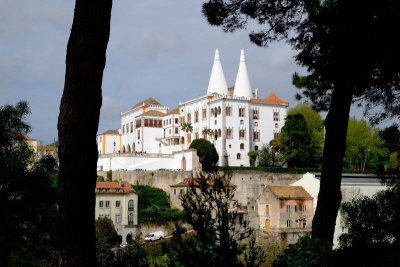 Sintra National Palace from Volta Duche