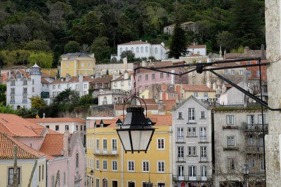 Sintra center from the Palace