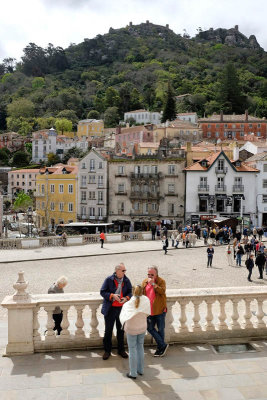 Sintra center from the Palace