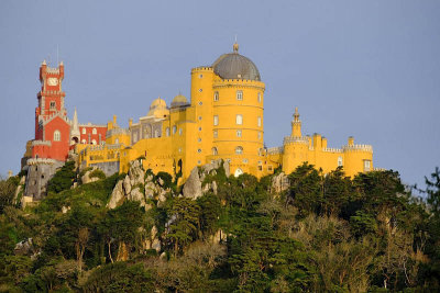 Pena Palace from Chalet of Condessa D' Edla garden